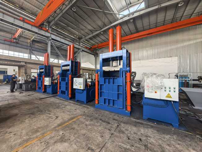 Vertical Metal Scrap Baler