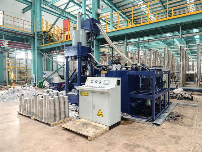 Vertical Pre-Press Briquette Press