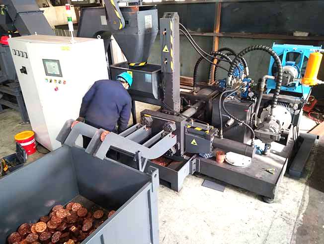 Double Output Briquette Machine