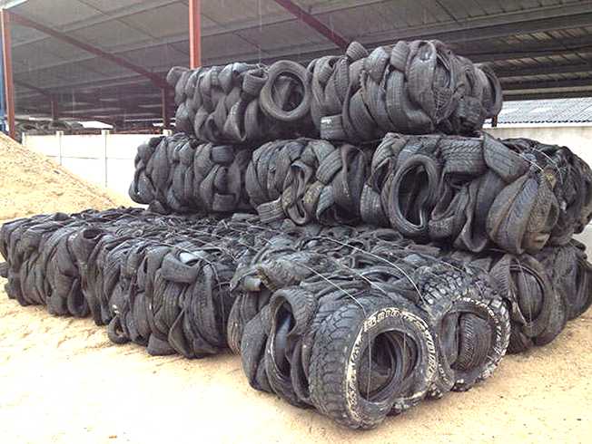 Waste Tire Baler