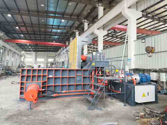 Hydraulic steel Wire Scrap Baling Press