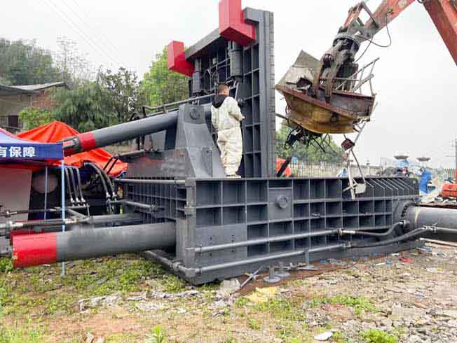 Heavy Duty Metal Iron Scraps Baler