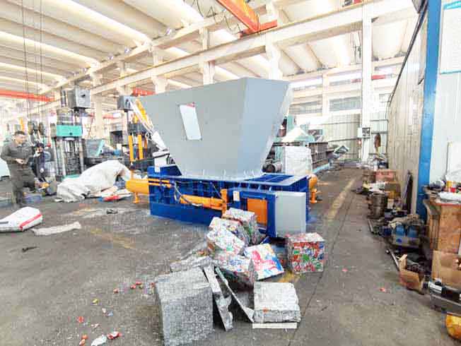 Baler For Aluminum Cans Recycling Machine