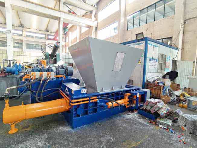 Aluminium Cans Scrap Baler For Sale