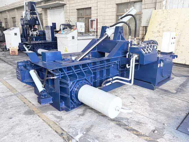 Semi Automatic Steel Scrap Baling Machine