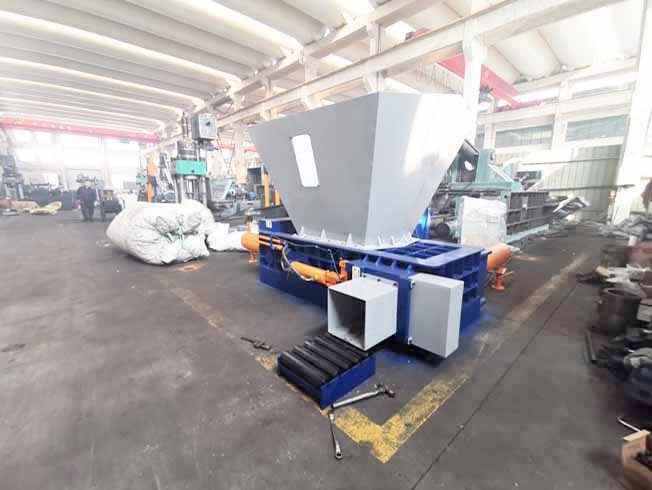 Horizontal Aluminum Cans Compactor Machine