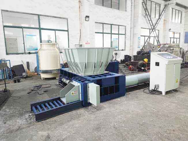 Horizontal Aluminium Tins Cans Press Baler