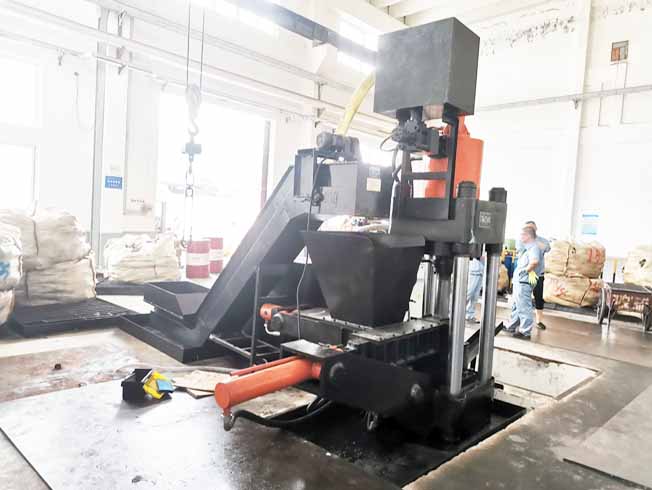 Briquetting Machine Pre Compression For Aluminium Chips
