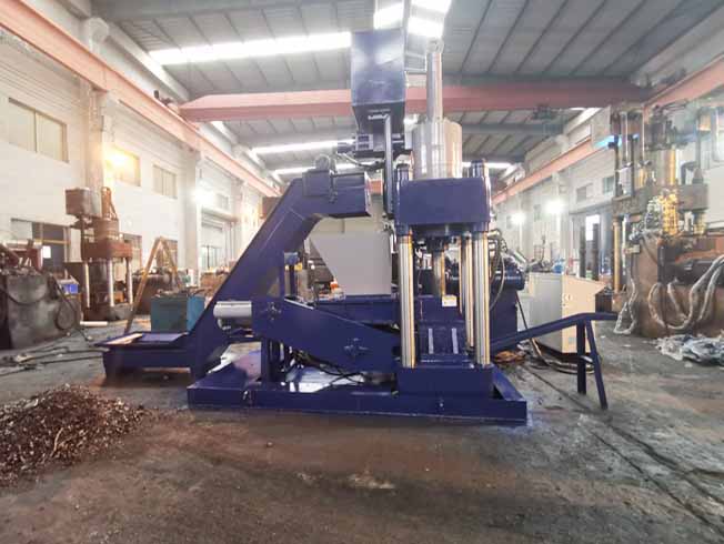 Vertical Aluminium Scrap chips Baler