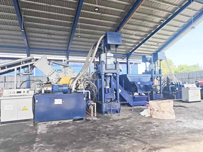 Aluminium Scrap Briquettes Press Equipment