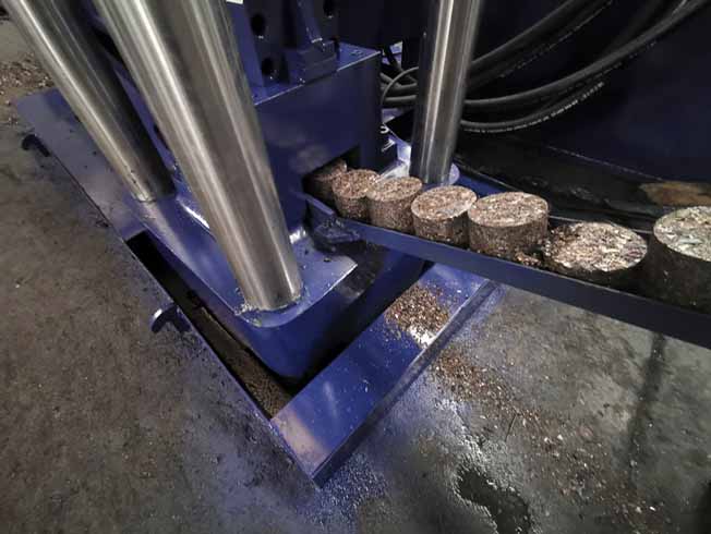 Aluminum Block Hydraulic Briquette Press