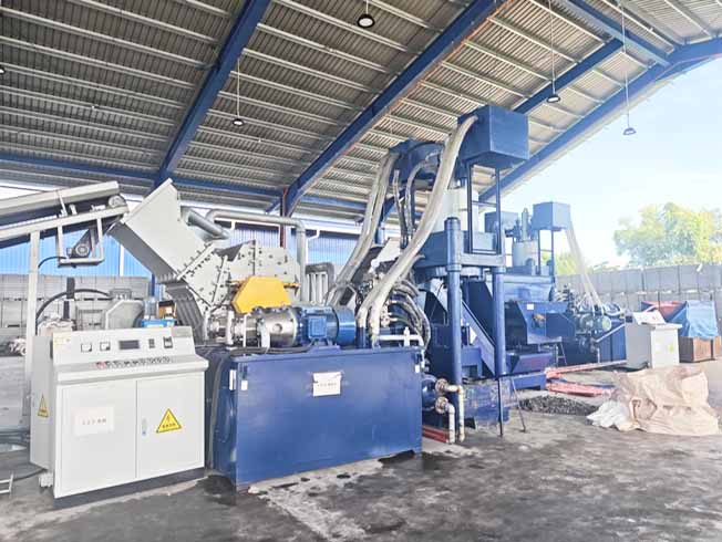 Aluminium Scrap Briquettes Press Equipment