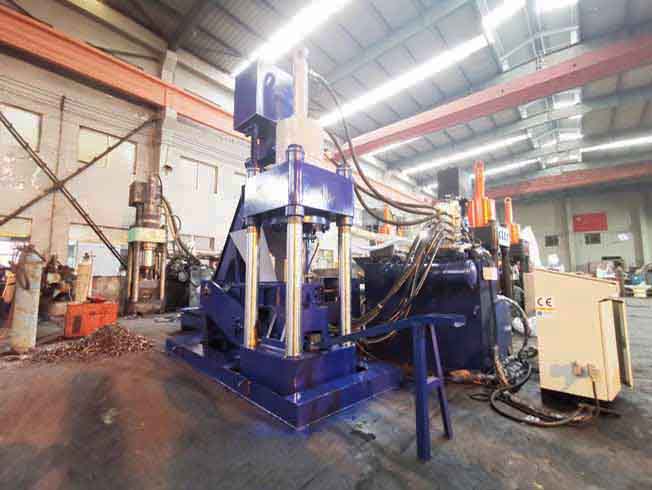 Aluminum Block Hydraulic Briquette Press