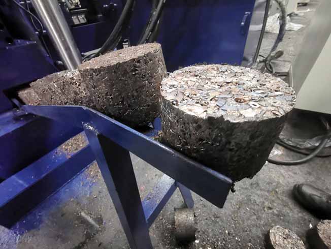 Aluminum Block Hydraulic Briquette Press