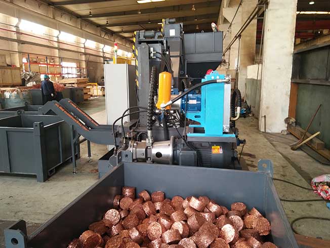 Metal Chip Steel Fines Briquetting Machine