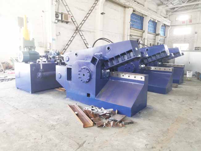 Used Steel Plate Alligator Shear
