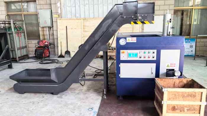 Hydraulic Metal Briquetting Machine Converts Loose Chips into Dense Briquettes