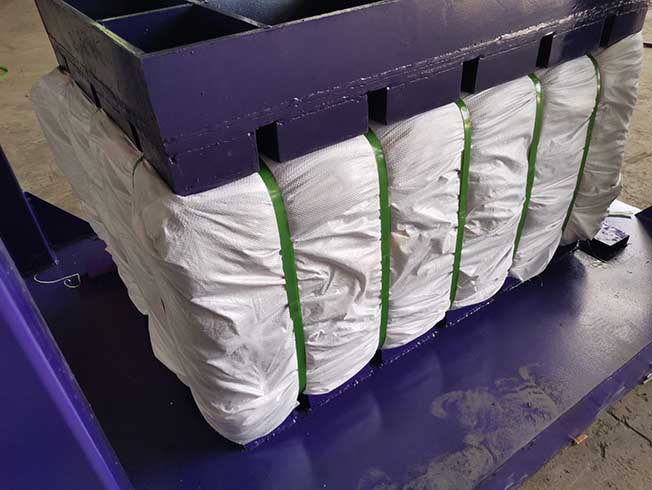 Used Old Clothes Baler Machine