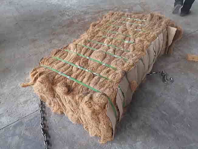 Hydraulic Press Baler Machine Working In A Sisal Bale