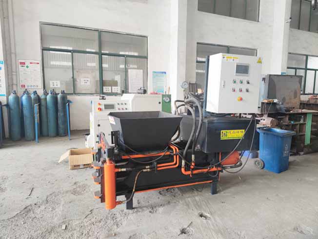 Compacting Scrap Wire baling machine