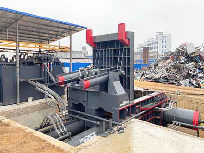Heavy Duty Metal scrap Compactor