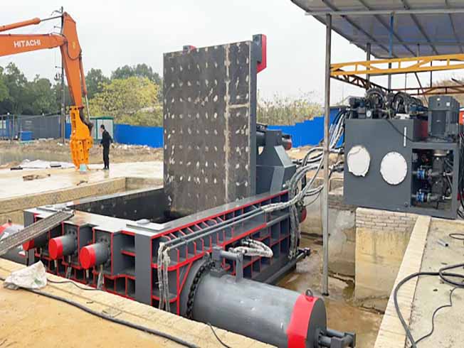 Heavy Duty Metal scrap Compactor