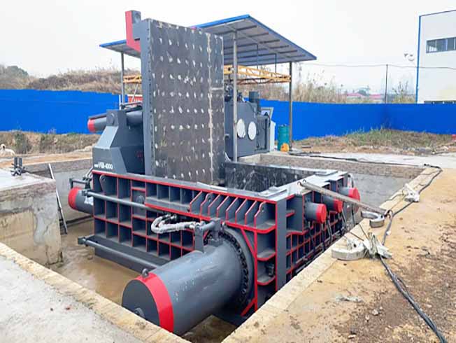 Heavy Duty Metal scrap Compactor